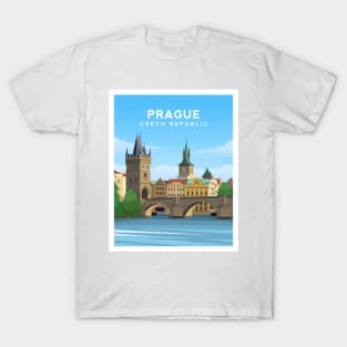 Charles Bridge, Prague, Czech Republic T-Shirt